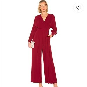 Donna Mizani Dean Jumpsuit in Oxblood